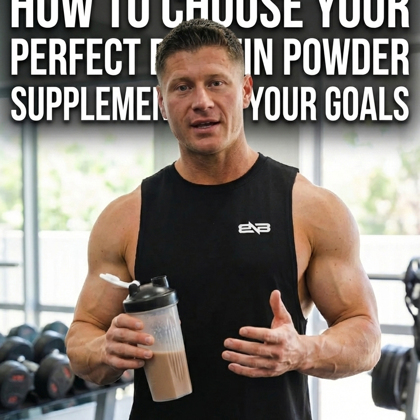 How to Choose Your Perfect Protein Powder Supplement For Your Goals