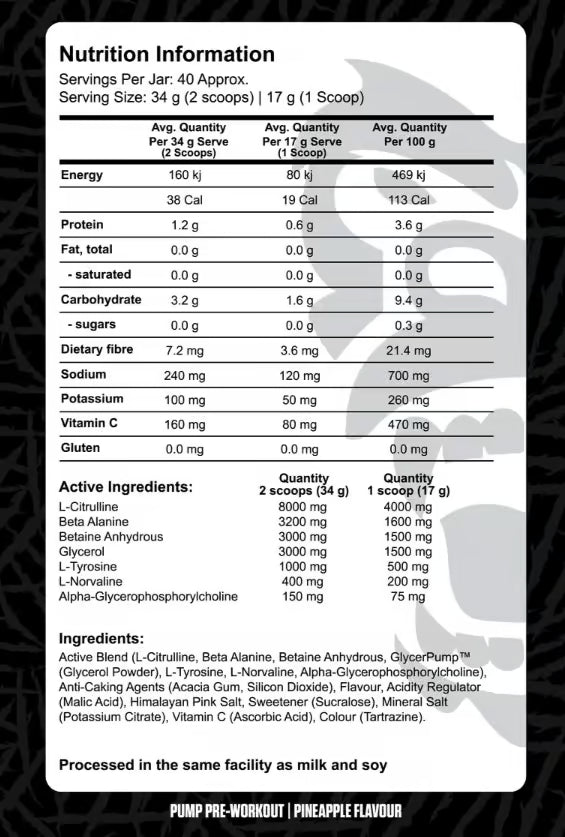 Nutritional Information