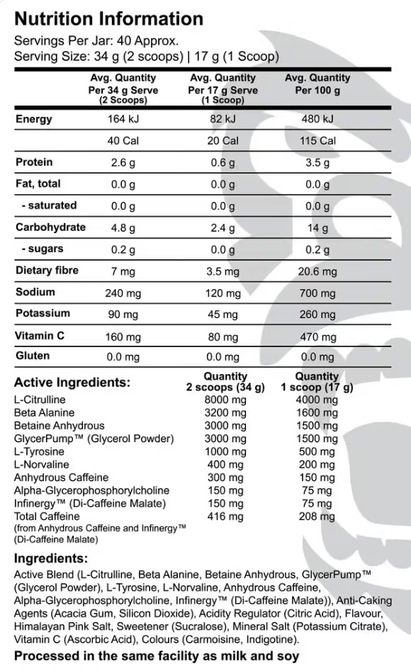 Nutritional Information