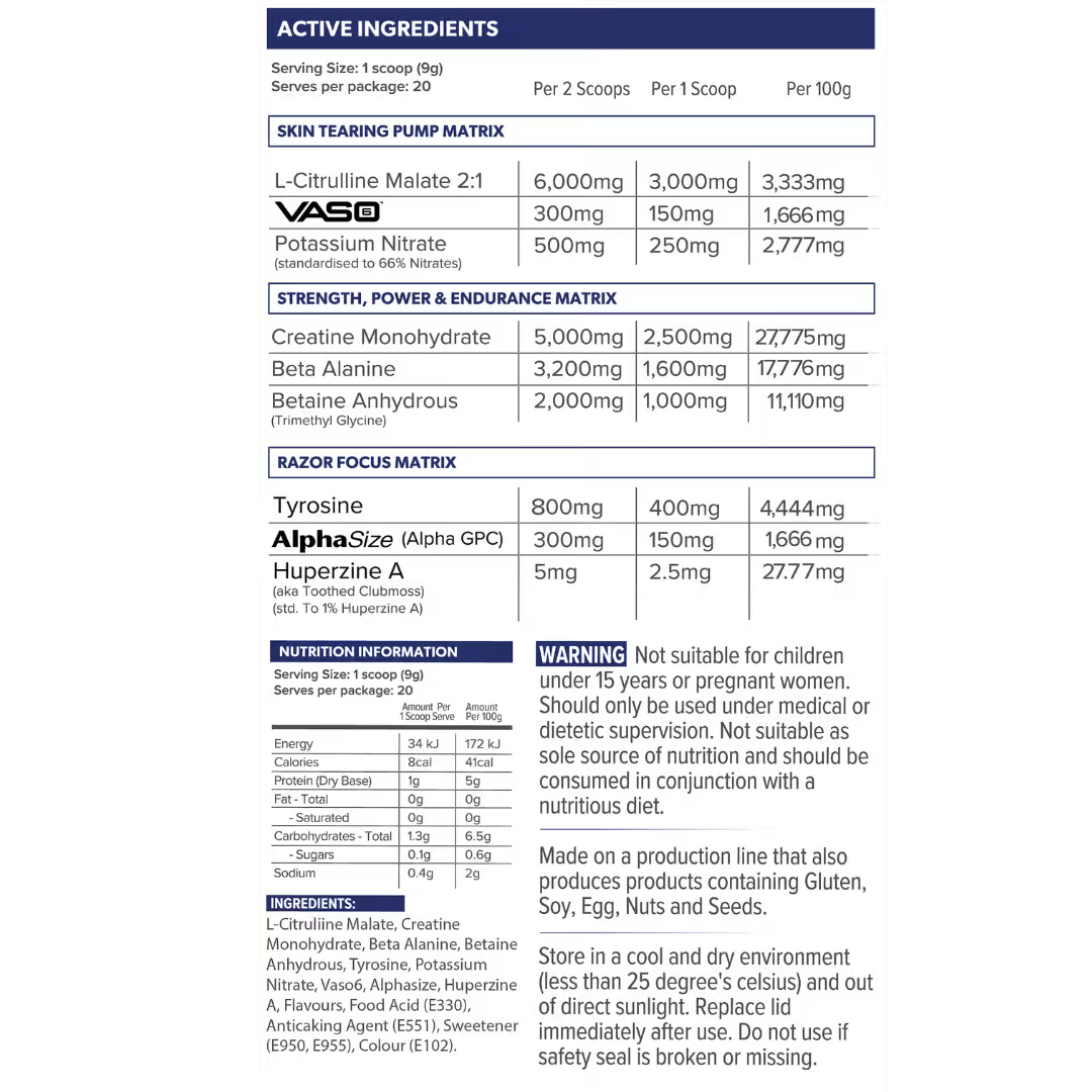 Nutritional Information