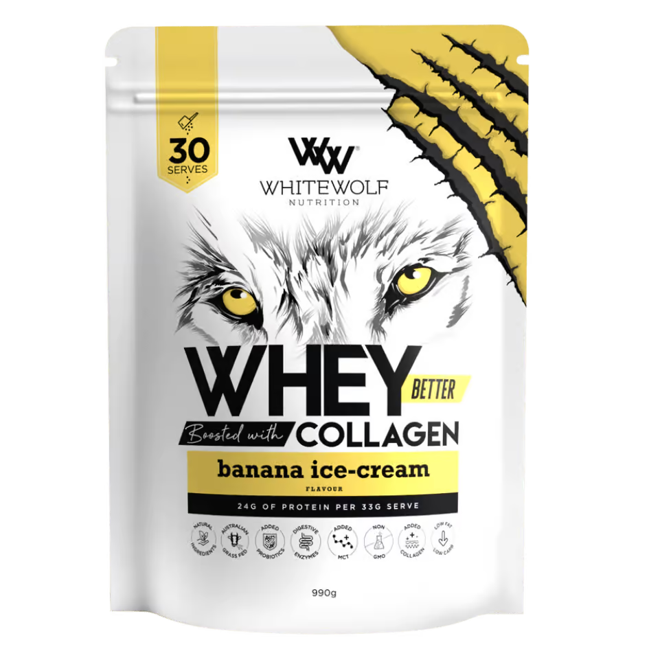 Whey Better Protein Boosted With Collagen - Booty N Buff
