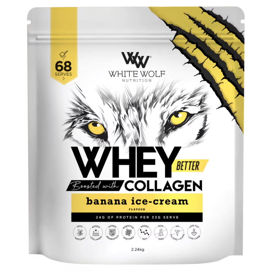 Whey Better Protein Boosted With Collagen - Booty N Buff