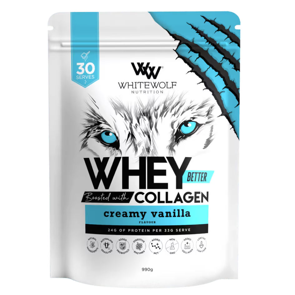 Whey Better Protein Boosted With Collagen - Booty N Buff