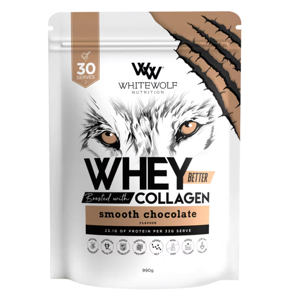 Whey Better Protein Boosted With Collagen - Booty N Buff