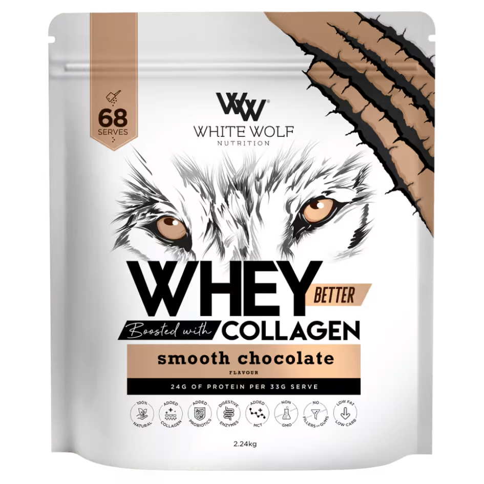 Whey Better Protein Boosted With Collagen - Booty N Buff