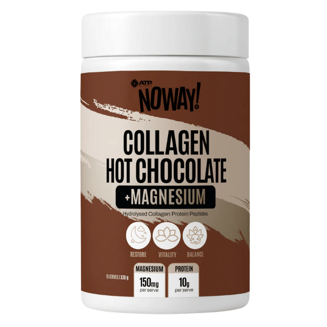 ATP Science Noway Hot Chocolate, 10.5g Collagen, 15 Serves (330g) nutrition panel