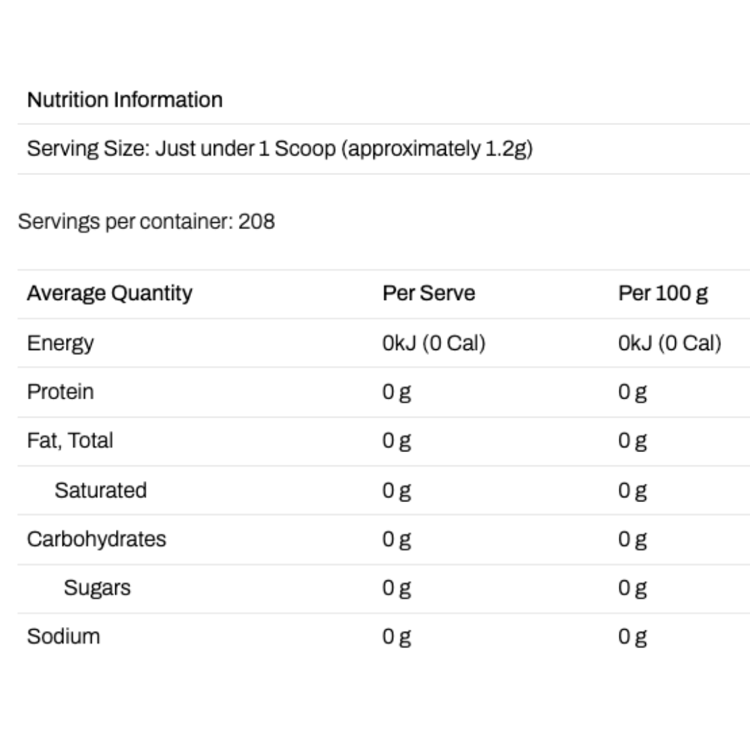 Nutritional Information