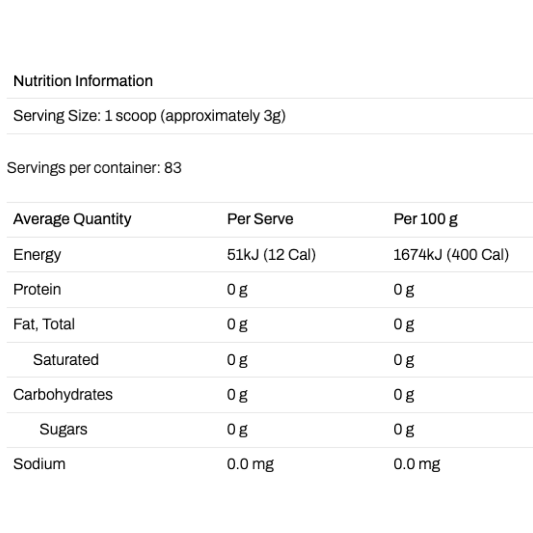 Nutritional Information