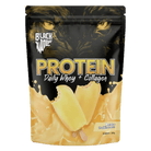 Black Wolf Daily Whey + Collagen nutrition panel, Banana Paddle Protein