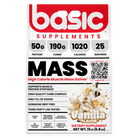 Basic Supplements Basic Mass Gainer, 25 Serves (6.8kg), Vanilla