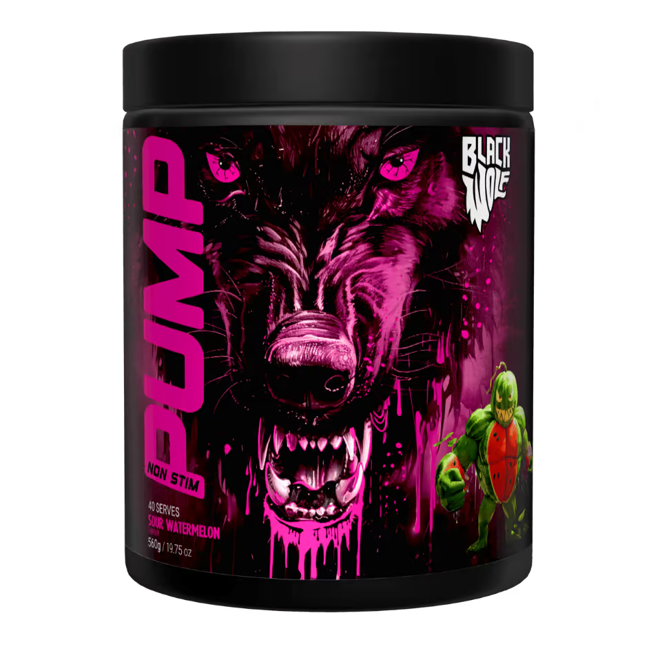 Black Wolf Pump - Booty N Buff 