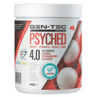 Gen-Tec Psyched 4.0 Pre-Workout, 300mg Caffeine, 20 Serves, Lychee Strawberry