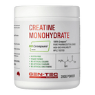 Gen-Tec Creapure Creatine Monohydrate, Vegan, 66 Serves (200g), Unflavoured