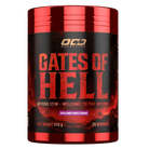 OCD Nutrition Gates Of Hell Pre-Workout tub, 20 Serves, Sour Candy Grape