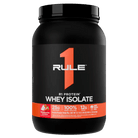 Rule 1 R1 Protein Powder, Whey Isolate, 2lbs, Strawberries & Creme