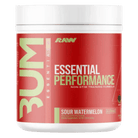 RAW CBUM Essential Pre-Workout, Stim-Free, 25 Serves, Sour Watermelon