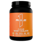 Rule 1 Clear Whey Isolate Protein, 27 Serves, Peach Mango