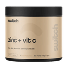 Switch Nutrition Zinc + Vitamin C, 60 Capsules