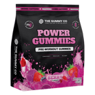 The Gummy Co Power Gummies pre-workout gummies pack, Berry