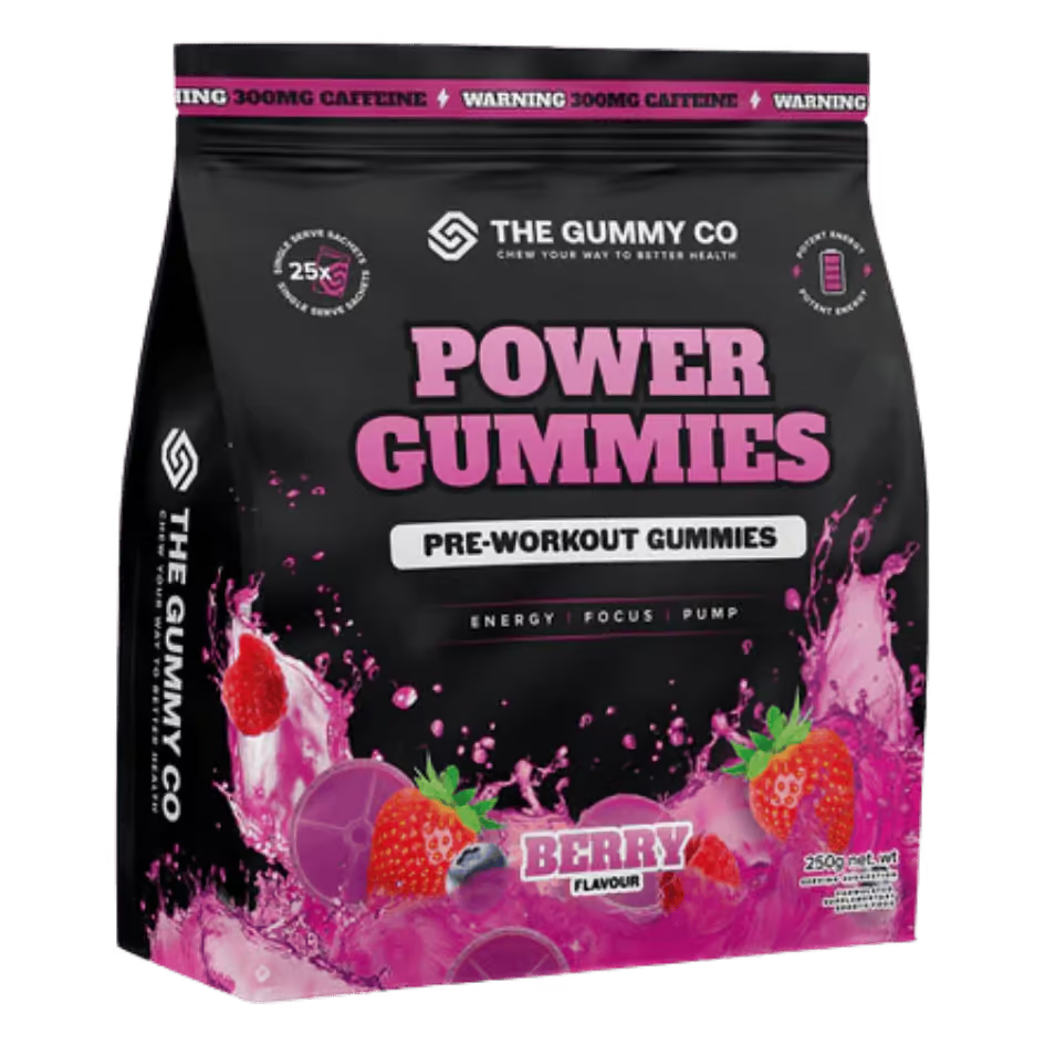 Power Gummies (Pre-Workout Gummies) - Booty N Buff 