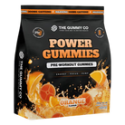 The Gummy Co Power Gummies pre-workout gummies pack, Orange