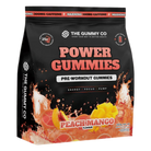 The Gummy Co Power Gummies pre-workout gummies pack, Peach Mango