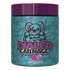 The X Athletics Dialed Carnage Pre-Workout, 25 Serves, Hubba Bubba Grape