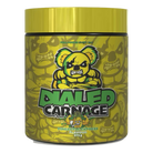 The X Athletics Dialed Carnage Pre-Workout, 25 Serves, Pineapple Express