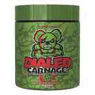 The X Athletics Dialed Carnage Pre-Workout, 25 Serves, Sour Watermelon