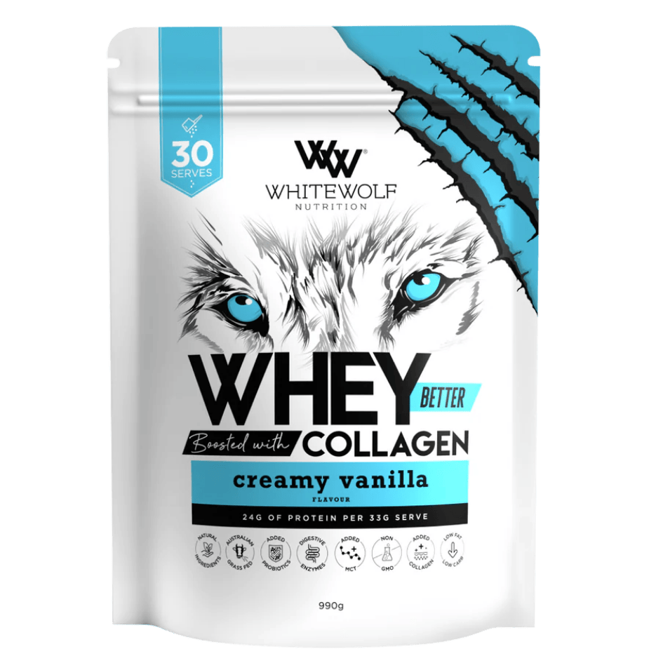 Whey Better Protein Boosted With Collagen - Booty N Buff 