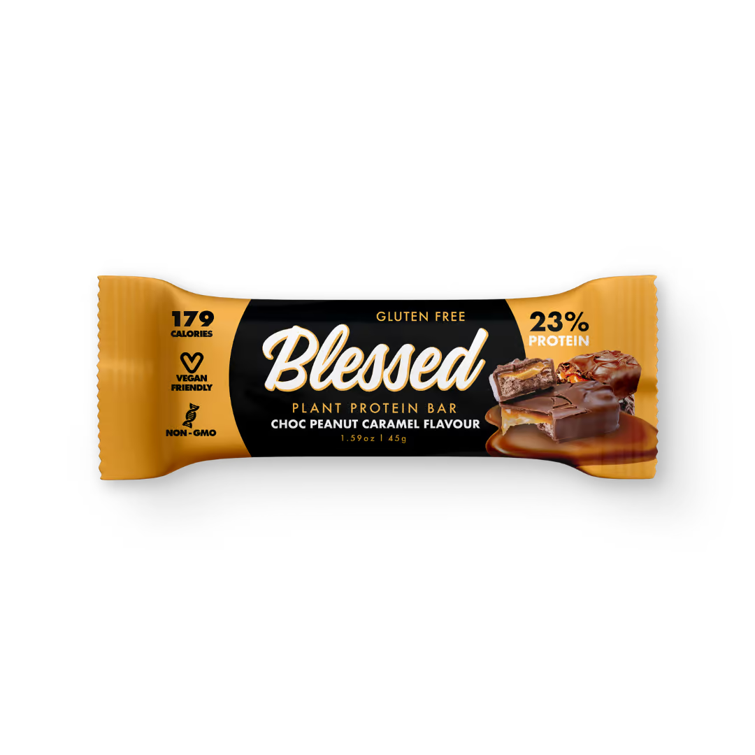 Blessed Plant Protein Bar - Booty N Buff  nutrition panel