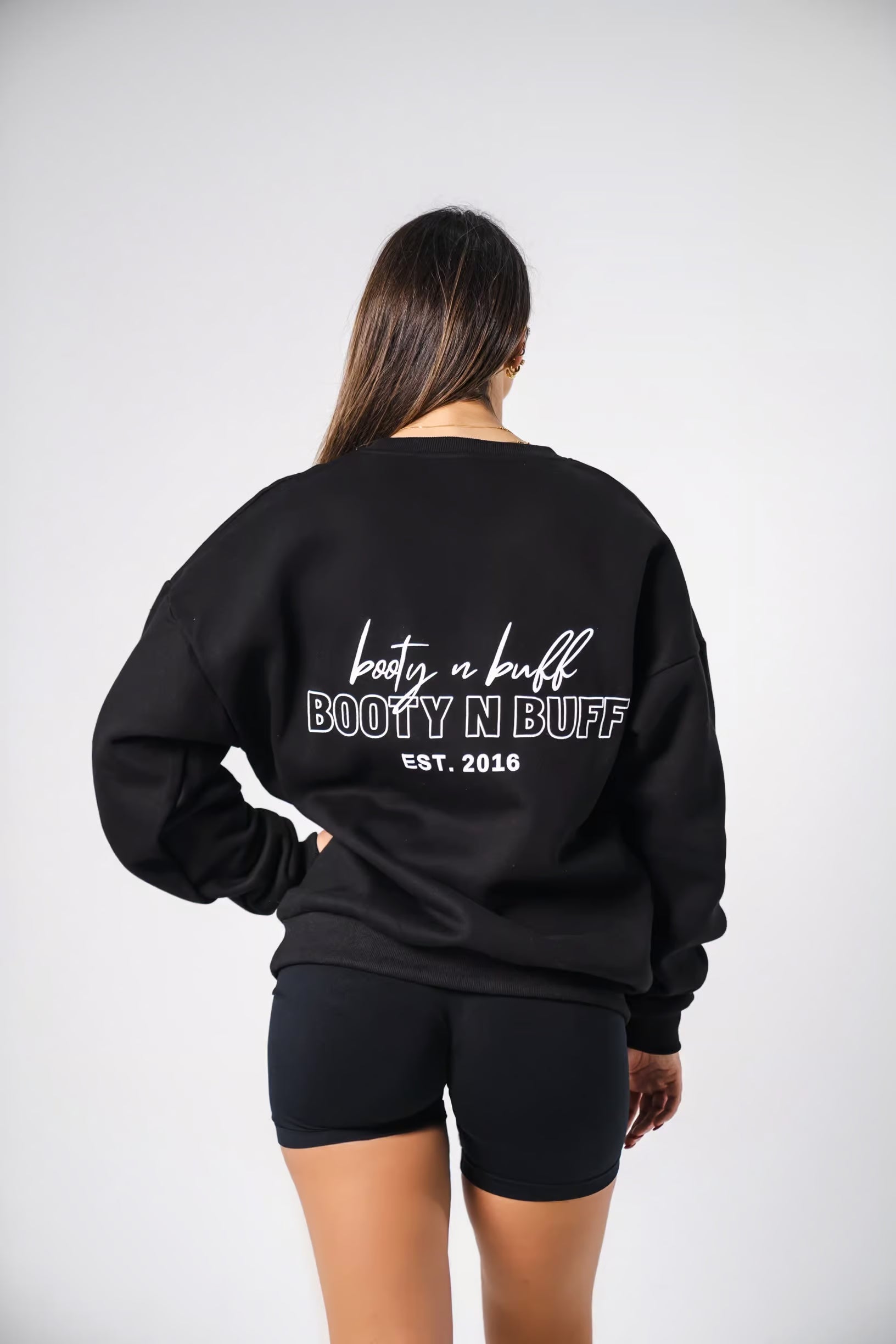 Oversized Crewneck Jumper - Booty N Buff 